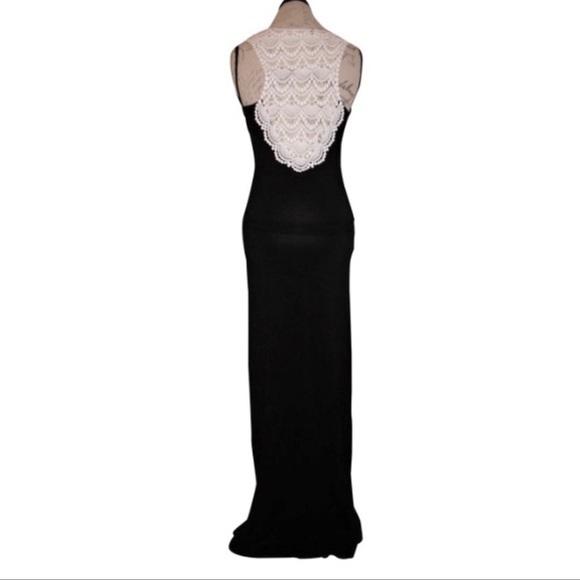 KENNETH COLE REACTION | 🖤🤍Lace Back Long Slit Side Maxi Dress - Picture 12 of 12